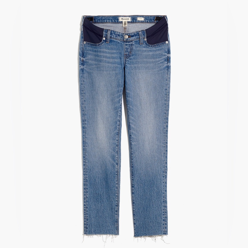 Madewell maternity side-panel Perfect Vintage Jeans in Enmore wash adjustable 24